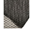 thumbnail image 6 of Unique Loom Outdoor Solid Collection Area Rug (3' 3" Round Black/Ivory), 6 of 6