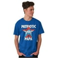 thumbnail image 3 of USA American Patriotic Papa Smurf Men's Graphic T Shirt Tees Brisco Brands M, 3 of 6