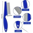 thumbnail image 3 of 3 Pieces Pet Lice Combs Dog Grooming Flea Comb Cat Tear Stain Comb For Removal Dandruff, Hair Stain, Nit, 3 of 6