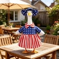 thumbnail image 4 of Porch Goose Decorative Clothing Set, Big White Goose Festival Sculpture Decoration, Polyester Waterproof Fade-Resistant Yard Porch Garden Holiday Decor, 4 of 4
