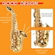 thumbnail image 2 of Saxofón soprano Bb Yeacher Lacado dorado con estuche de instrumentos, 2 of 8