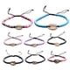thumbnail image 4 of Minnieouse 1 Juego de pulseras trenzadas, de concha, accesorio de moda de ambiente exótico, conjuntos de joyería hechos a mano para el vestido Ropa, zapatos y accesorios Miscelánea Oro colorido Minnieouse AP009526-08, 4 of 6