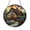 Acrylic 3.5 Inch, variant on Round Cottage Landscape Glass Style Window Hanging