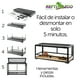 thumbnail image 5 of REPTI ZOO Terrario de Vidrio para Reptiles, Extra Grande Doble Puerta Frontal, 70 Lt 76cm X 30cm X 30cm, 5mm, Acua Terrario de Cristal, Reptile Enclosure Knock-Down, Terrario Reptiles REPTI ZOO Terrario Knock down RK, 5 of 9