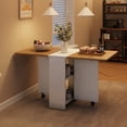 thumbnail image 5 of Folding dining mesa - 47.2in d x 23.6in w x 29.5in h, featuring pear wood color y blanca finish, 5 of 5