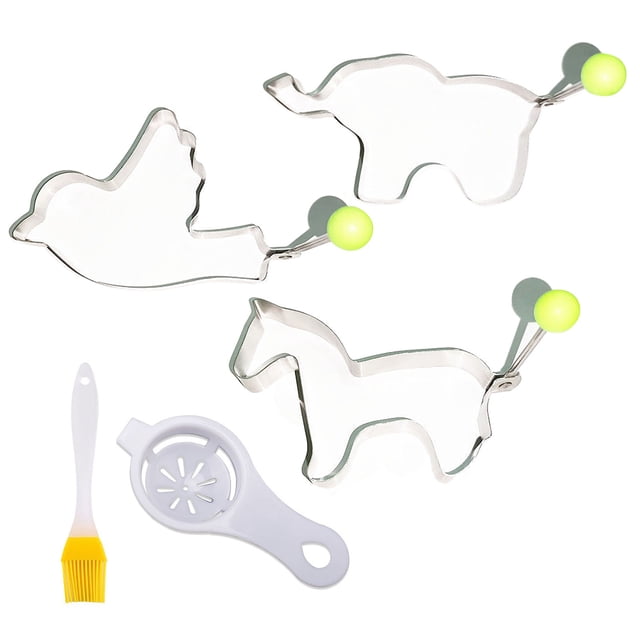 Molde para tortillas de acero inoxidable con forma de estrella de amor, antiadherente, para huevos fritos, para tortitas y utensilios de cocina.