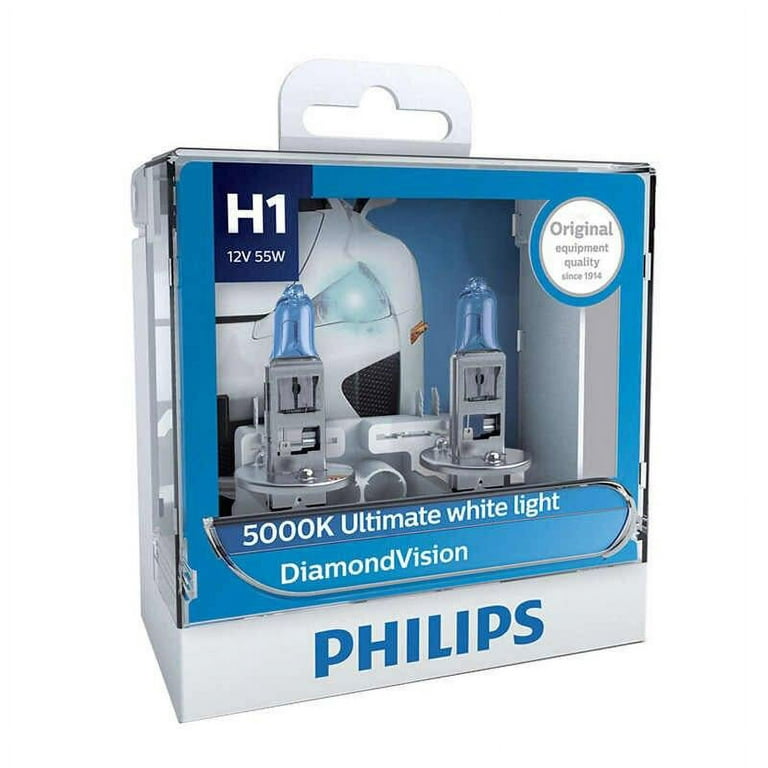 Philips Phare Halogène Philips H1 12V 55W P14.5s 12258PRC1 1PCS