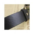 thumbnail image 2 of Women Wild Hollow Out Small Holes Belt PU Leather Black Pin Buckle Waistband, 2 of 7