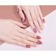 thumbnail image 3 of 24 uds. de uñas de longitud media con diseños elegantes de moda, uñas largas y falsas con pegamento, uñas acrílicas Afortunado Sencillez, 3 of 5
