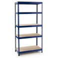 thumbnail image 4 of Gymax 73'' Metal 5-Tier Garage Storage Rack Shelf Freestanding w/ Adjustable Unit Blue, 4 of 10