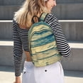 thumbnail image 5 of Balery Retro Wooden Mochila Clásica Impresa Básica para Viaje, Mochila Escolar Resistente al Agua, Mochila de Lona con Correas Ajustables-Small, 5 of 5