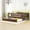 Walnut, variant on Stylish Walnut Full Size Daybed With Pull-out Trundle And Safe Fence Rails Elegant Guards