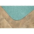 thumbnail image 5 of Garland Rug Cabernet Washable Nylon Bath Rug Set, 2 Piece Set (17"x24" Bath Rug, & 21"x34" Bath Rug) Sea Foam, 5 of 5