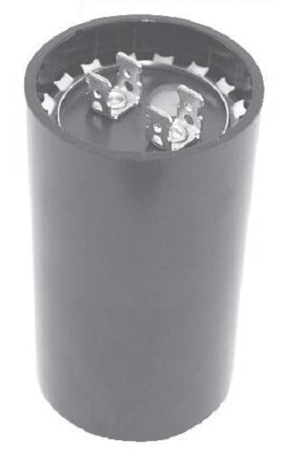 110/125V NTE Electronics MSC125V340 Series MSC Motor Start AC Electrolytic Capacitor 340-408 µF Capacitance Two 0.250 Quick Connect Terminals 