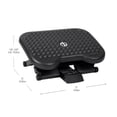 thumbnail image 3 of Foot Rest Mind Reader, ergonómico, ajustable en altura, color negro, 5 unidades, 3 of 6