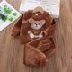 thumbnail image 1 of Conjunto de ropa para bebés y niñas, prendas de vestir con capucha, Tops, pantalones, trajes de 3 piezas, traje cálido para niños pequeños, 1 of 4