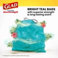 thumbnail image 2 of Glad Forceflex Maxstrength Tall Kitchen Drawstring Trash Bags, 13 Gallon, 20 Ct, 2 of 6