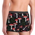 thumbnail image 5 of Balery Red Mushrooms Men's Boxer Briefs, Soft and Breathable Cotton Underwear with nylon Waistband-Small, 5 of 9