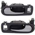 thumbnail image 2 of For 05-09 Lacrosse Allure Inside Inner Front Ebony Door Handle LH+RH SET PAIR, 2 of 5