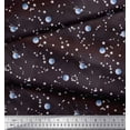 thumbnail image 3 of Soimoi Rayon Fabric Moon & Galaxy Print Fabric by the Yard 56 Inch Wide, 3 of 3