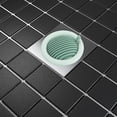 thumbnail image 6 of Uxcell Shower Floor Drain Backflow Preventer, Valve Sewer Core Hair Catcher, Green 2 Pcs, 6 of 6