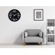 thumbnail image 3 of Reloj Reloj de pared no poroso DIY moderno de 30 cm para sala de estar y cocina (negro) ER, 3 of 3