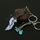 thumbnail image 3 of Juego de llaveros de la serie Valorant Gaias Vengeance, modelo de metal periférico de juego Vandal, accesorios colgantes, llaveros, regalos, juguetes para niños, 3 of 5
