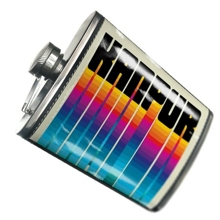 

NEONBLOND Flask Retro Cites States Countries Kanpur