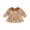 Brown, variant on Cjfdfy Toddler Baby Girl Thanksgiving Dress Outfit Turkey Embroidery Long Sleeve Doll Collar Plaid Dress Fall Holiday Outfit Cute My First Thanksgiving Fall Winter Clothes 6M-4Y