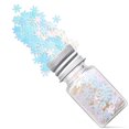 thumbnail image 3 of Para Decoración De Uñas, Copos De Nieve Holográficos De Navidad, Lentejuelas Brillantes De Colores, Confeti Brillante Para Maquillaje Facial Y Corporal Diy Yuarrent HA046062-03, 3 of 6