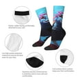 thumbnail image 3 of KLL Lively Cute Turtle Print Cool Socks Men's Women's Crew Socks Funny Crazy Novelty Stockings, 3 of 6