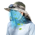 thumbnail image 1 of 1 Pcs Large Shawl Sun Hat, Neck Protector Men's Outdoor Fisherman Hat Big Wind Solar Rechargeable Fan, 1 of 8