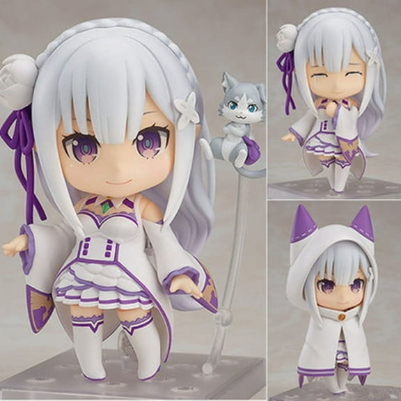 Re: Zero Starting Life in Another World: Emilia Nendoroid Action Figure, Multicolor
