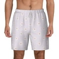 thumbnail image 3 of Uemuo Kawaii Cat Paw Pattern Mens Swim Trunks Quick Dry Board Shorts with Mesh Lining, Stretch Beach Shorts Quick Dry No-Chafing Board Shorts-Small, 3 of 9