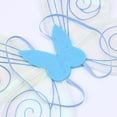 thumbnail image 2 of Alas De Hadas Para Niños Alas de hadas para niñas y niños, alas de ángel de princesa de organza con purpurina antidecoloración (azul) Wdftyju Libre de BPA, 2 of 7
