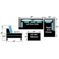 thumbnail image 5 of STENDMAR 3PC CONTEMPORARY DARK GREY MICROFIBER FABRIC SECTIONAL COUCH SOFA S168RDG, 5 of 5