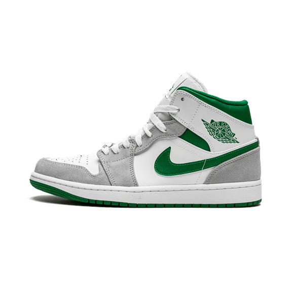 JORDAN MENS Air Jordan 1 Mid SE "Grey / Pine Green / White" DC7294 103 from Stadium Goods