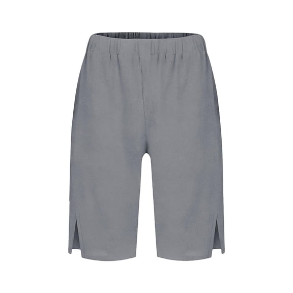 Girls Bermuda Shorts Size 14 Girls Bermuda Casual Kids Knee Length Elastic Waist Pull-On Shorts with Drawstring Teens Sliding Shorts for Girls