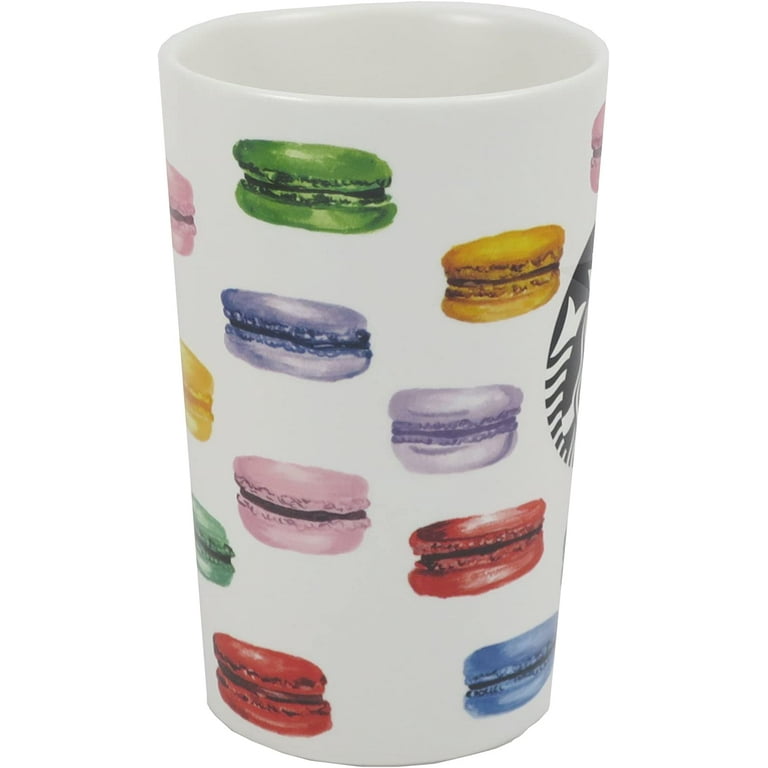Starbucks Ceramic 2015 Rainbow Macarons Mug, Dishwasher & Microwave Safe, 16  fl oz with Gift Box - Walmart.com