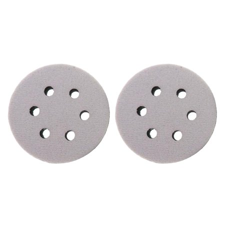 2Pieces 6holes Polishing Pad Soft Interface Buffer Pad For Polishing Buffing