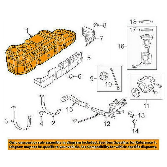 CHRYSLER OEM-Fuel Tank 68166431AC