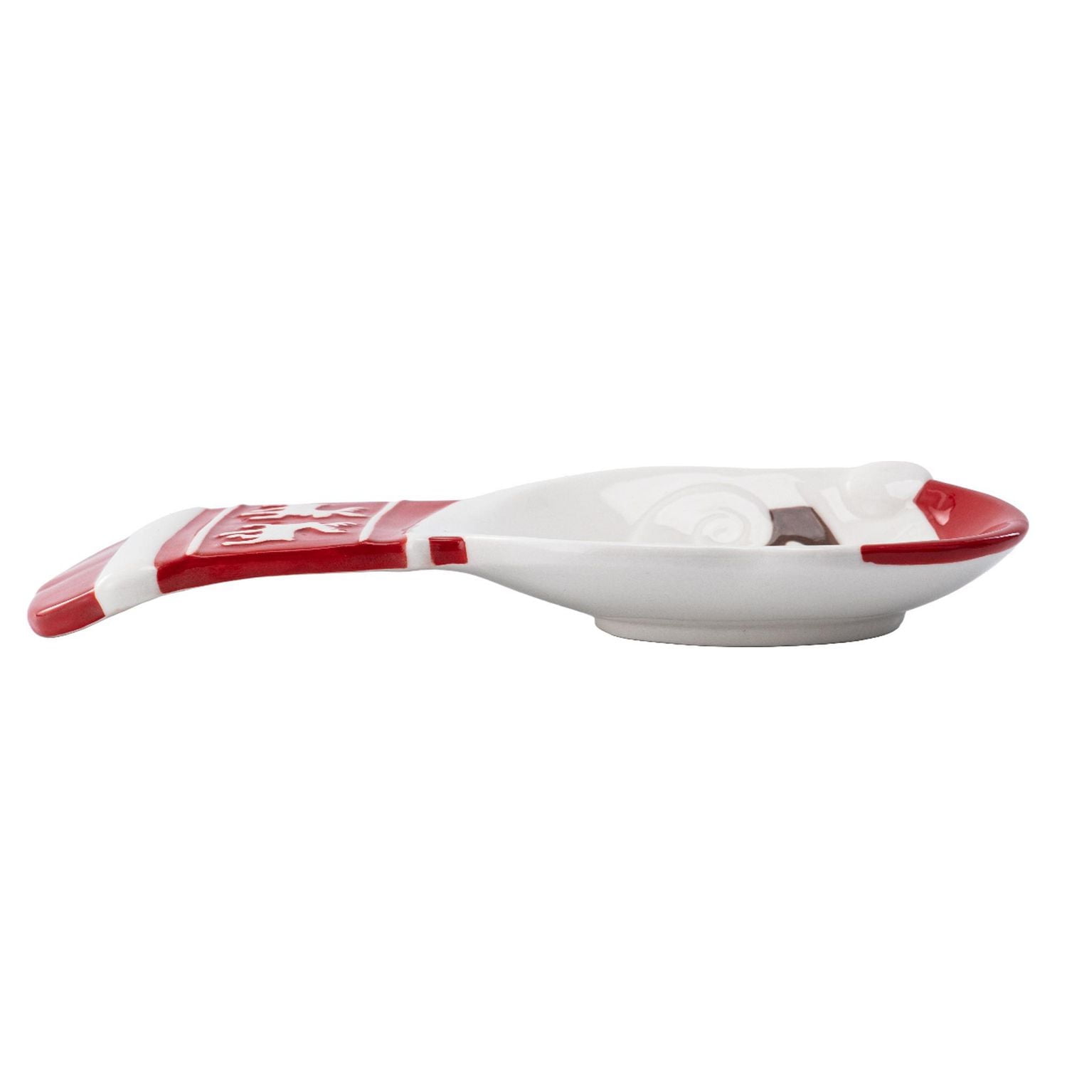 Holiday Time Repose-cuillère figuratif en céramique, 8,19 pouces x 3,86 pouces x 0,98 pouces, 1 pièce