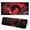 Red Black Dragon, variant on Desk Pad Darkness Red Moon Desk Mat for Keyboard and Mouse, Large XXL Gaming Mouse Pad with Stitched Edges for Work Game Office, 35.43 x 15.75 in