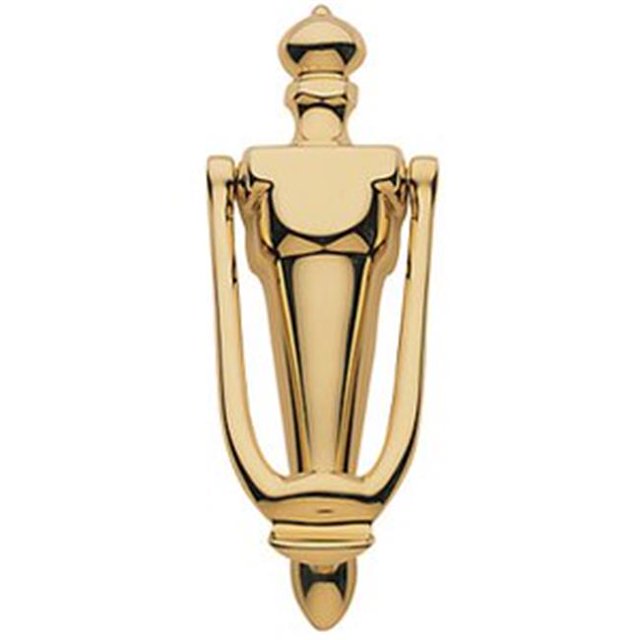 Baldwin 0106056 Lifetime French Style Solid Brass Door Knocker, Satin Nickel