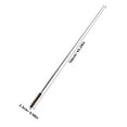 thumbnail image 2 of HAMPPLIES Bâton d'Extension de Queue de Billard en Acier Inoxydable avec Longueur Réglable et Pont Détachable pour billard, 2 of 7