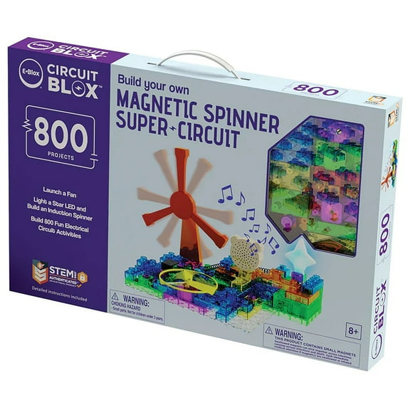 E-Blox - Circuit Blox 800 - Electronic Building Blocks Kit