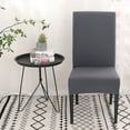 thumbnail image 3 of Elastic solid color Chair Cover Home Spandex Stretch Slipcovers Chair Seat Covers For Kitchen Dining Room Wedding Banquet Home, 3 of 7