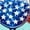 Blue, variant on Women USA 250 Years Anniversary V-Neck T-Shirt 1776-2026 Red Wine & Blue Patriotic Short Sleeve Top S-5XL