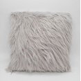 thumbnail image 2 of Fennco Styles Mongolian Long Hair Fur Filled Decorative Throw Pillow 18" Square, 2 of 8