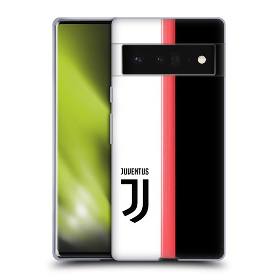 Head Case Designs Officially Licensed Juventus Football Club 2019/20 Race Kit Home Soft Gel Case Compatible with Google Pixel 6 Pro